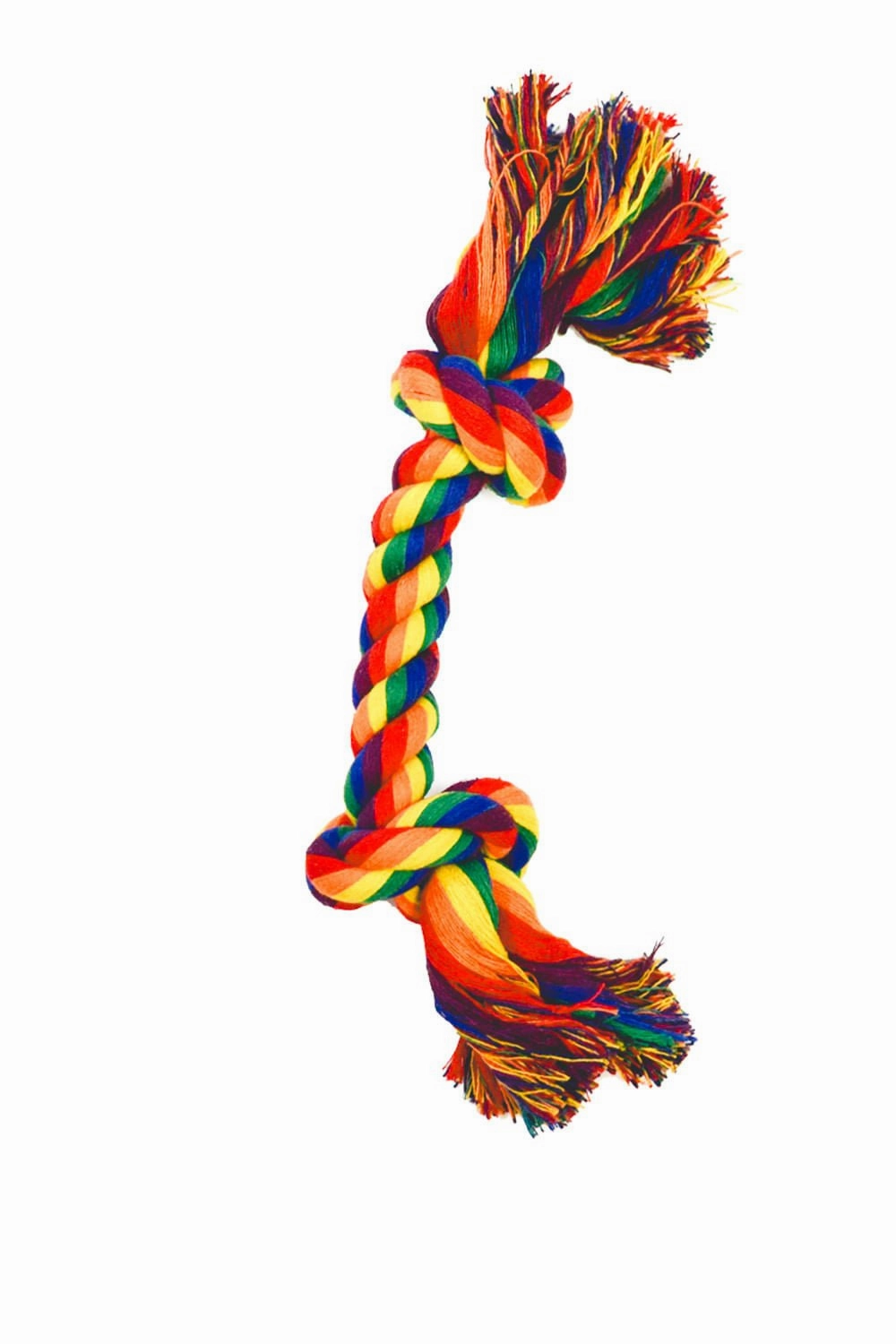 2 Knot Rope Dog Bone Tug Toy