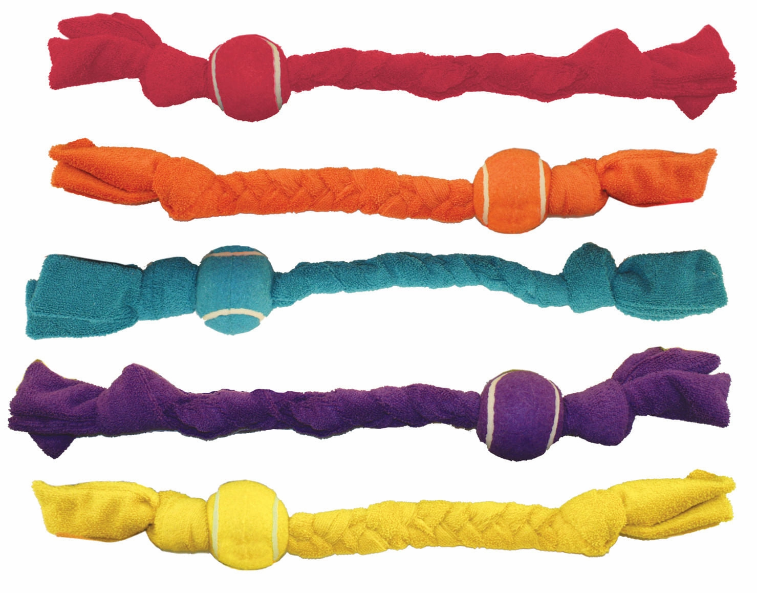 "Throw in The Towel" with Tennis Ball Dog Toy, 19"L