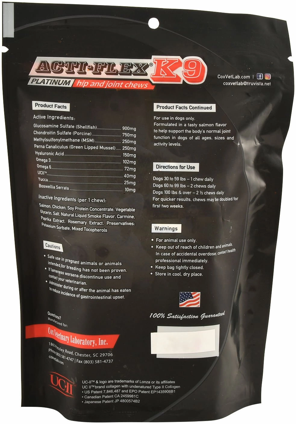 Acti-Flex K-9 Platinum Hip & Joint Chews for Dogs