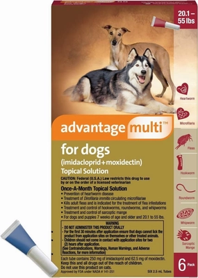 Advantage Multi for Dogs (imidacloprid   moxidectin) Topical Solution