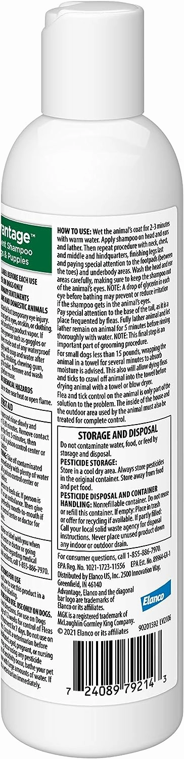 Advantage Treatment Shampoo for Dogs & Puppies
