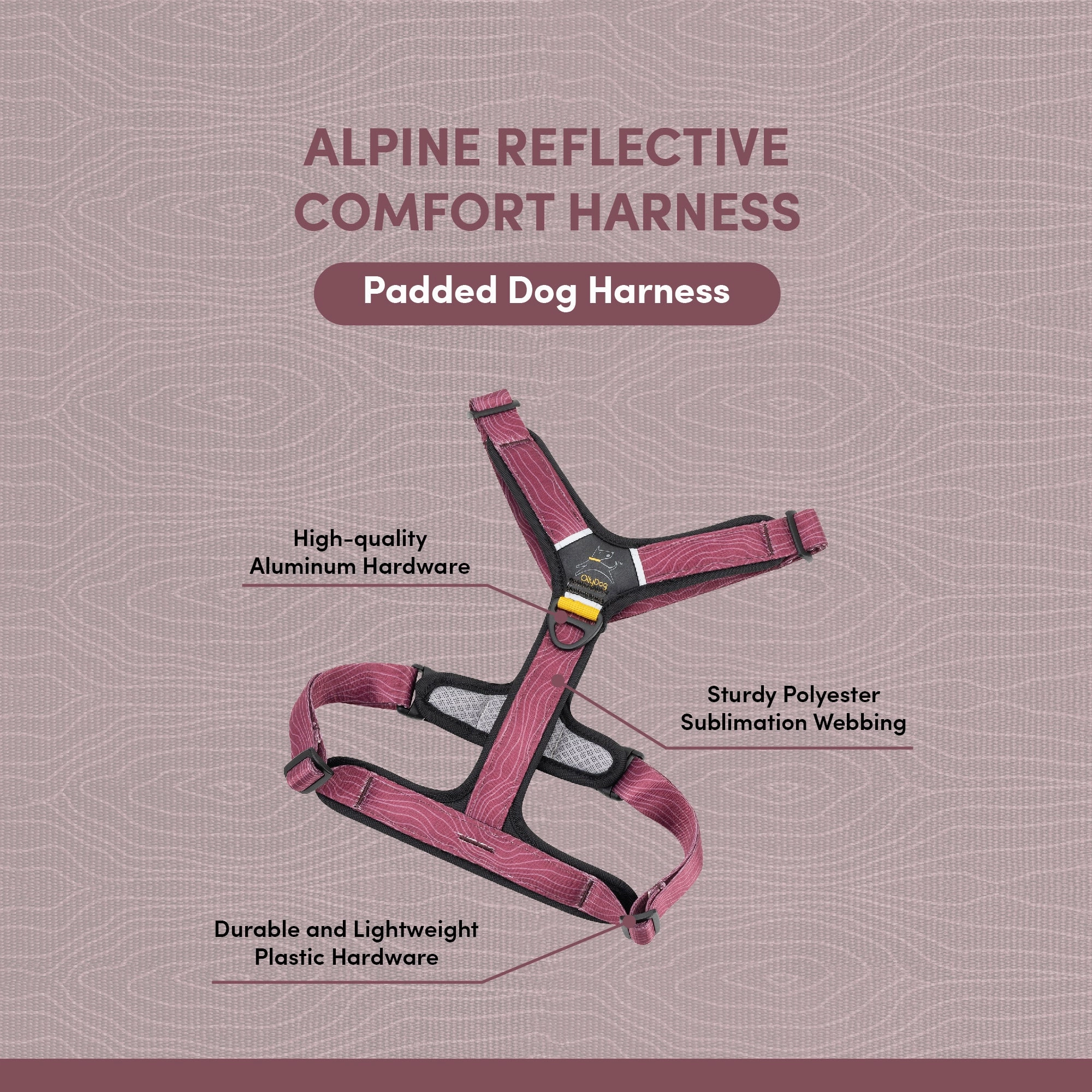 Alpine Reflective Comfort Harness | Padded Dog Harness