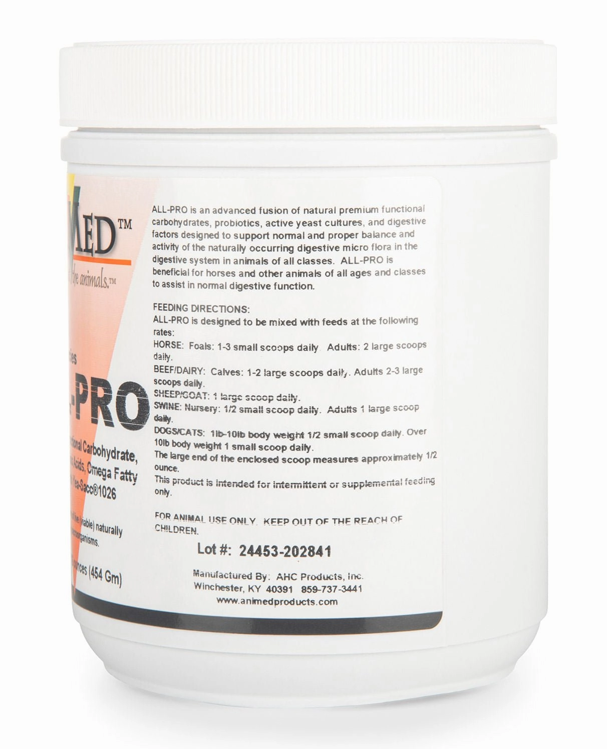 Animed ALL-PRO Probiotic Supplement for Multi-Species Animals