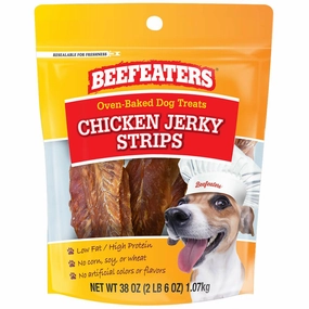 Beefeaters Chicken Jerky Strips Oven-Baked Dog Treats