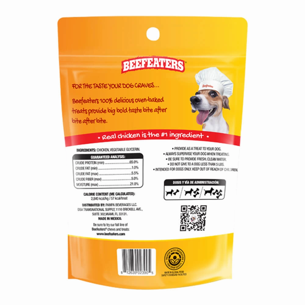 Beefeaters Chicken Jerky Strips Oven-Baked Dog Treats