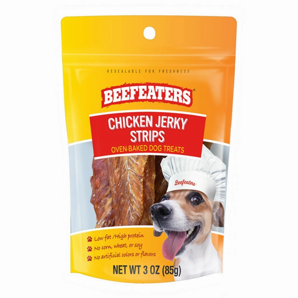 Beefeaters Chicken Jerky Strips Oven-Baked Dog Treats