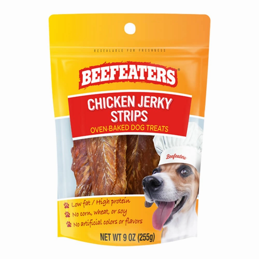 Beefeaters Chicken Jerky Strips Oven-Baked Dog Treats
