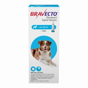 Bravecto (fluralaner topical solution) Flea & Tick 12-Week Topical for Dogs