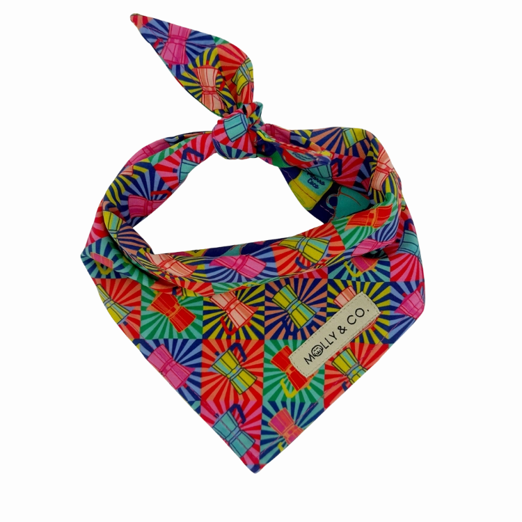 Caf?? con Pitorro - Reversible Dog Bandana