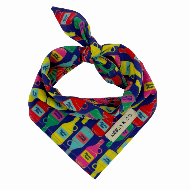 Caf?? con Pitorro - Reversible Dog Bandana