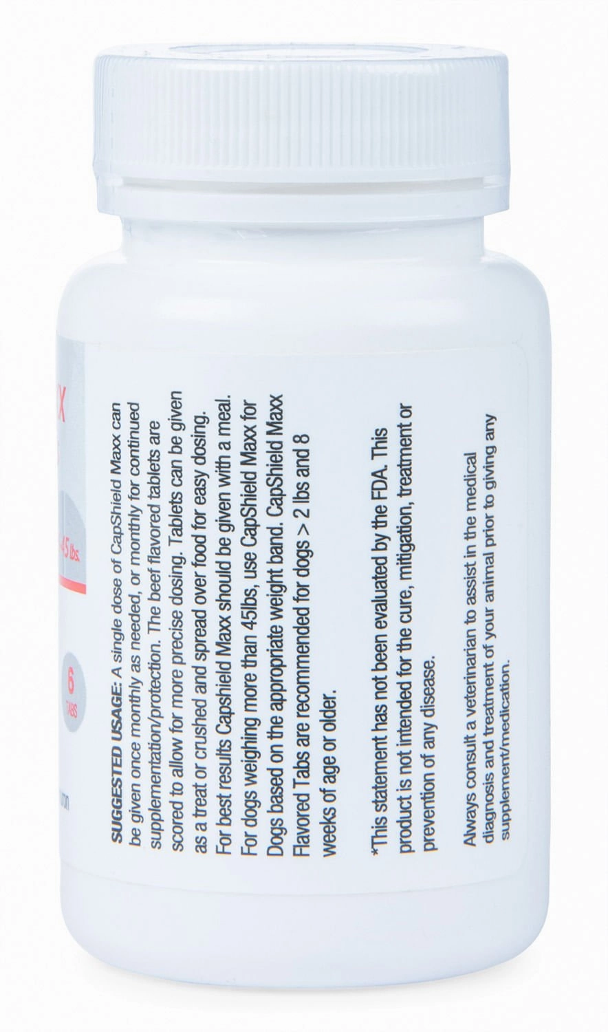 CapShield Maxx Flavored Tabs for Dogs