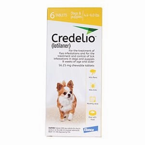 Credelio (lotilaner) Flea & Tick Chewable Tablets for Dogs