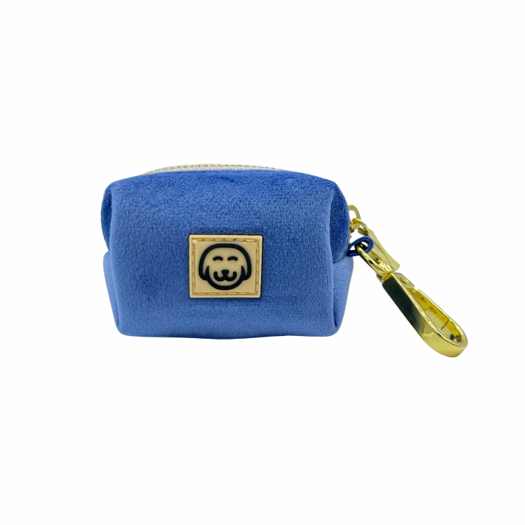 Denim Velvet - Dog Poop Bag Holder