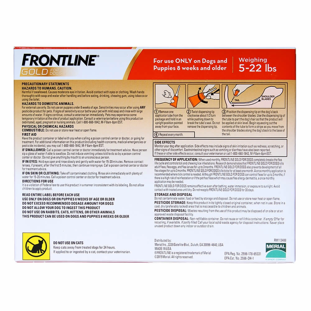 Frontline Gold for Dogs