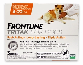 Frontline Tritak Dog/Puppy, 3 Month