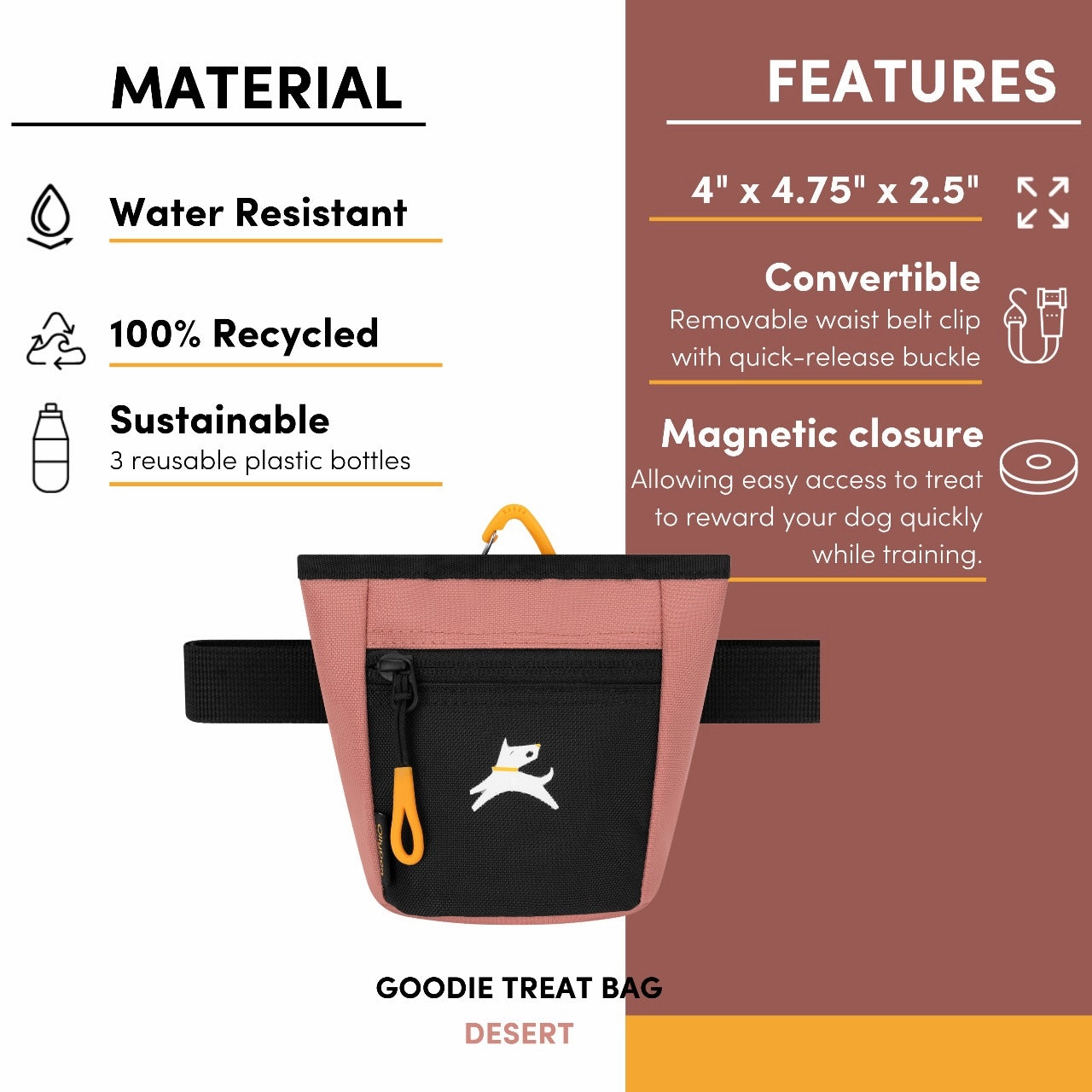 Goodie Treat Bag | Dog Treat Pouch