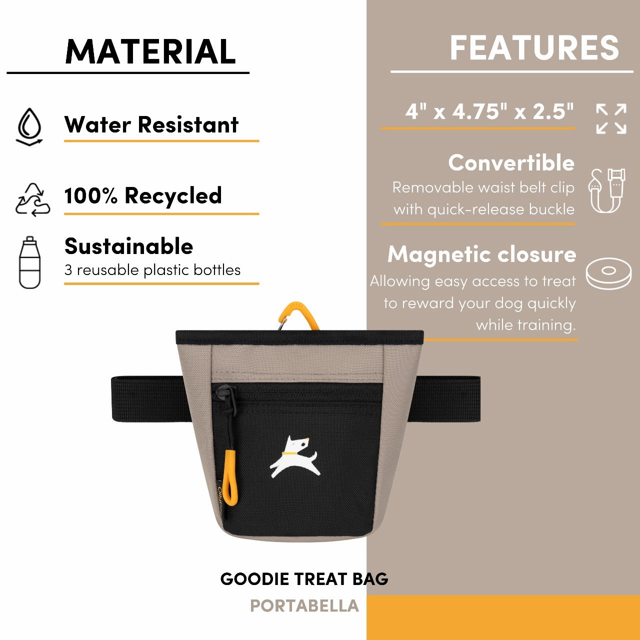 Goodie Treat Bag | Dog Treat Pouch