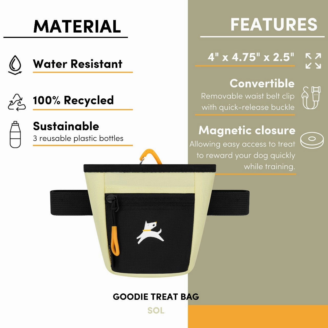 Goodie Treat Bag | Dog Treat Pouch