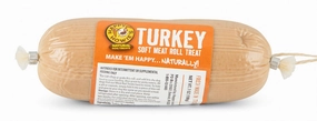 Happy Howie's Gourmet Meat Roll for Dogs, Turkey