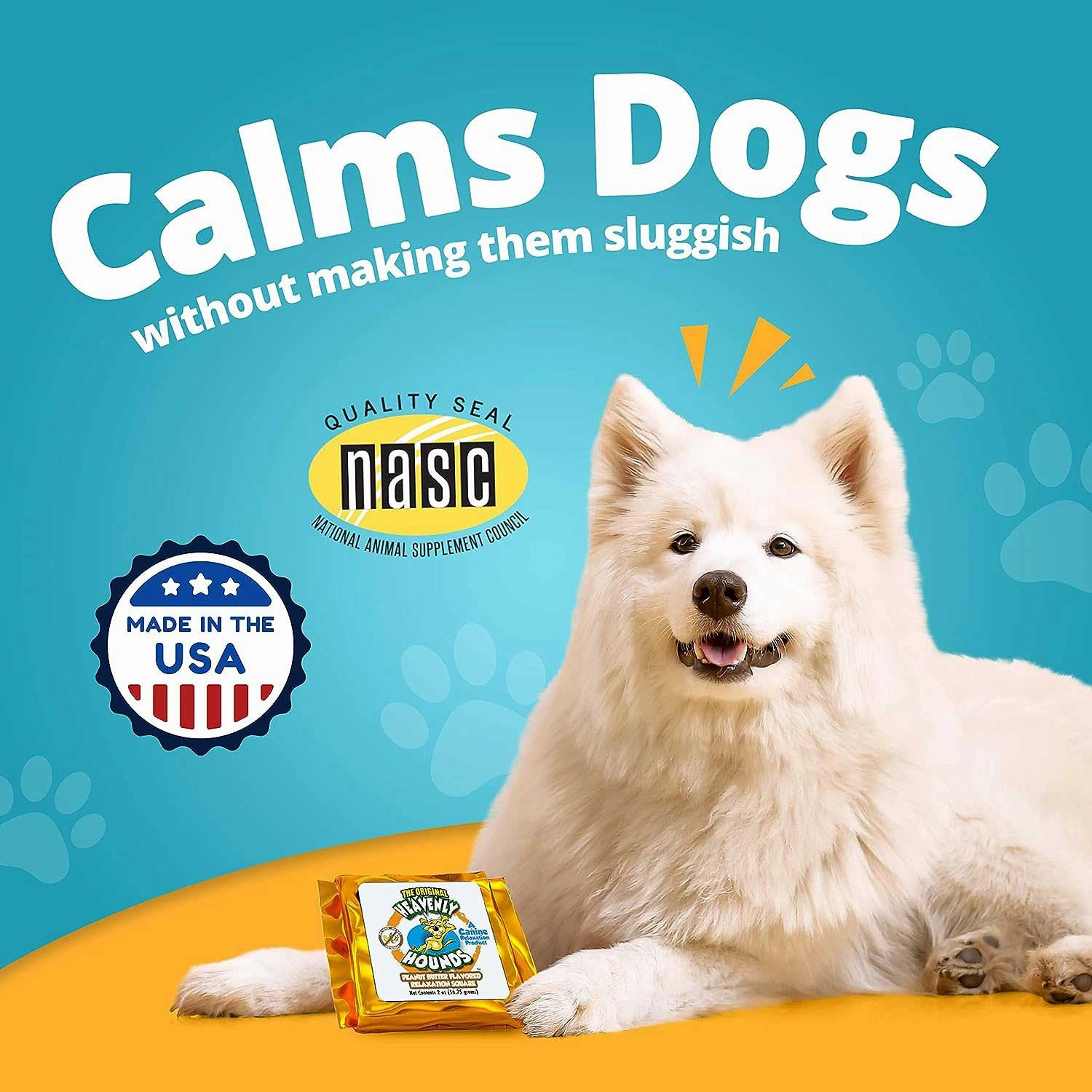 Heavenly Hounds Relaxation Squares Calming Treats for Dogs