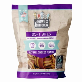Howl's Kitchen Meaty Strips Soft Bites Dog Treats, 6 oz