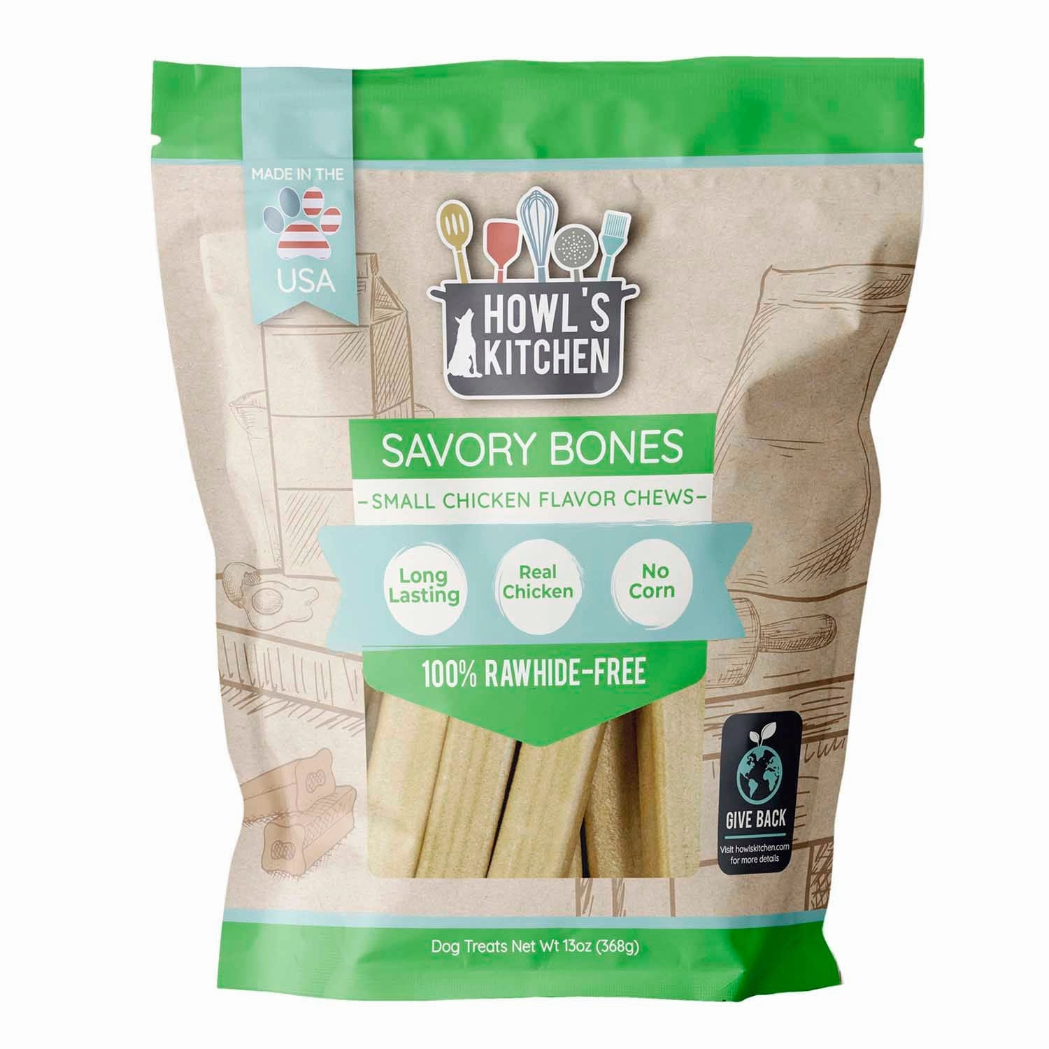 Howl's Kitchen Savory Bones SM Chicken Chews
