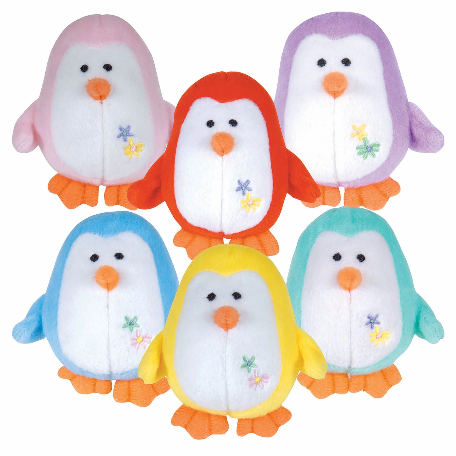 Jeffers 3" Plush Penguin Squeaker Dog Toys