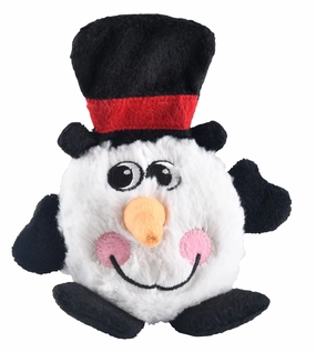 Jeffers Christmas Character Plush Orbs Squeaker Dog Toy