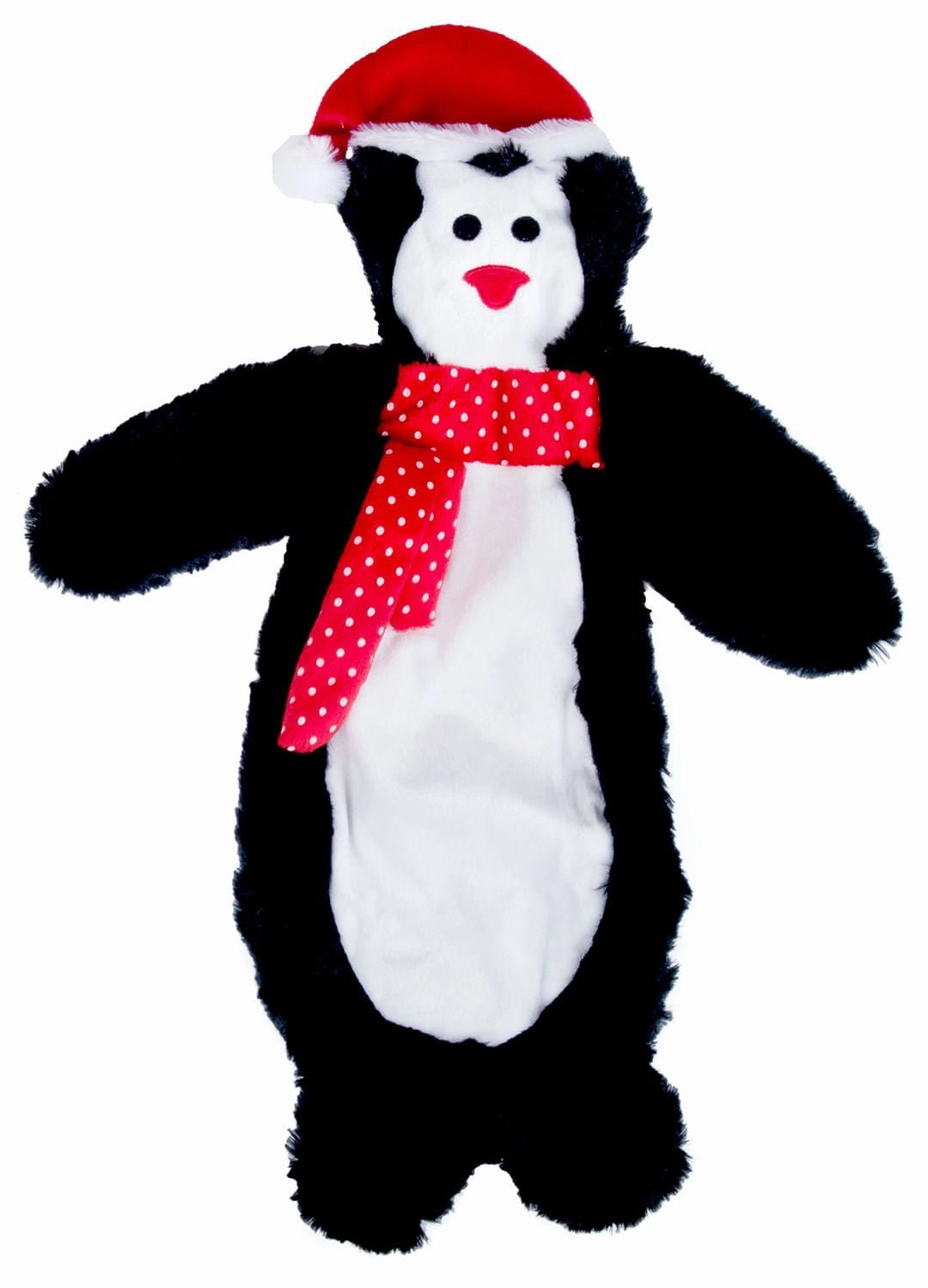 Jeffers Christmas Characters Unstuffed Plush Squeaker Dog Toys, 12"L