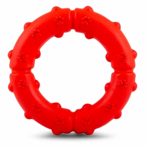 Jeffers Natural Rubber Ring Tugger Dog Toy for Healthy-Chewing Habits