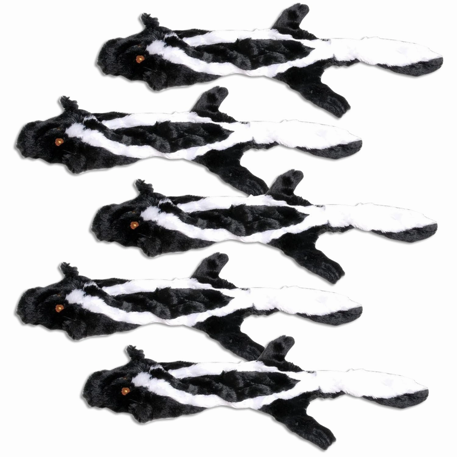 Jeffers Thinnies Unstuffed Rope Squeaker Dog Toys, 21"L