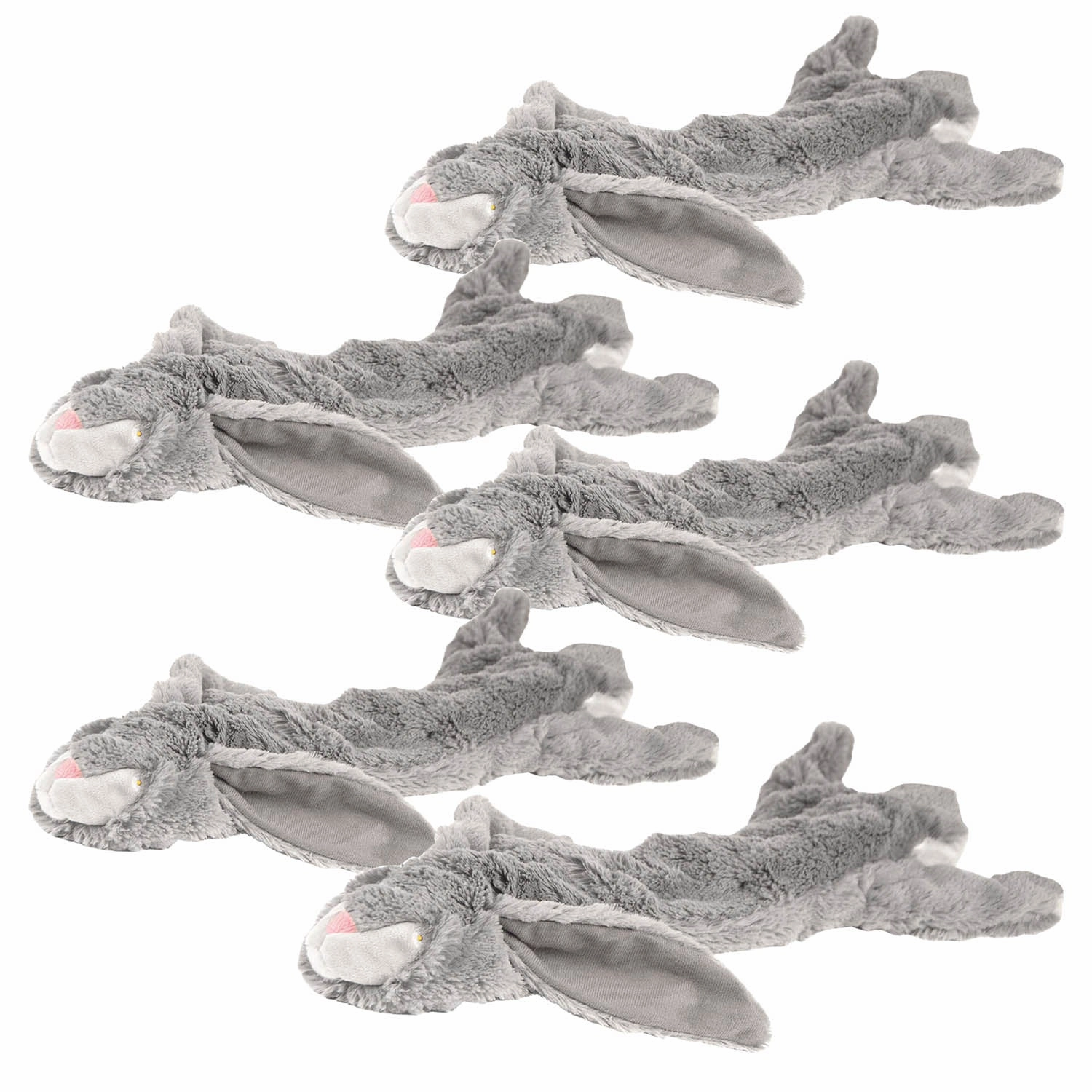 Jeffers Thinnies Unstuffed Rope Squeaker Dog Toys, 21"L