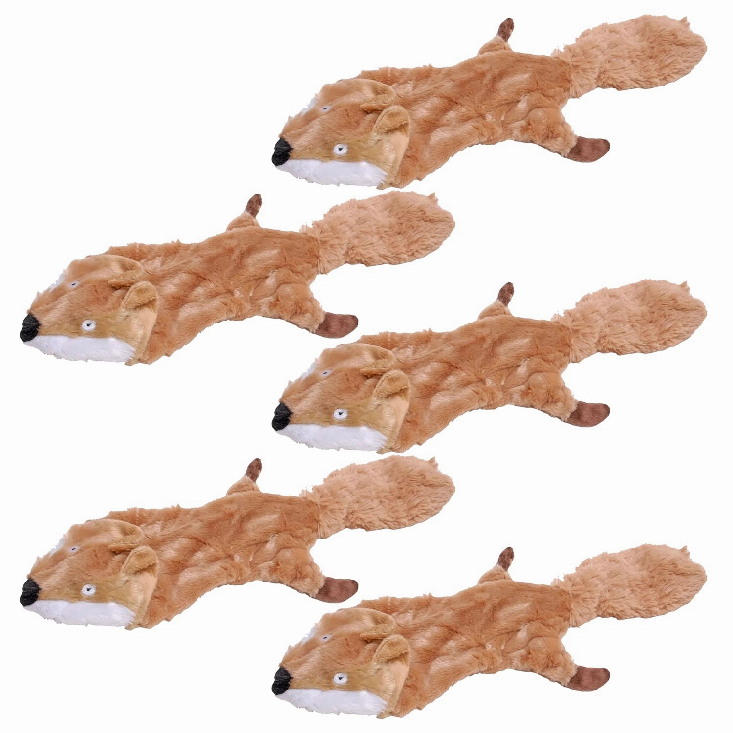 Jeffers Thinnies Unstuffed Rope Squeaker Dog Toys, 21"L