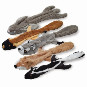 Jeffers Thinnies Unstuffed Rope Squeaker Dog Toys, 21"L