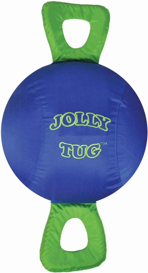 Jolly Tug Inflatable Ball with 2 Handles - Horse Toy