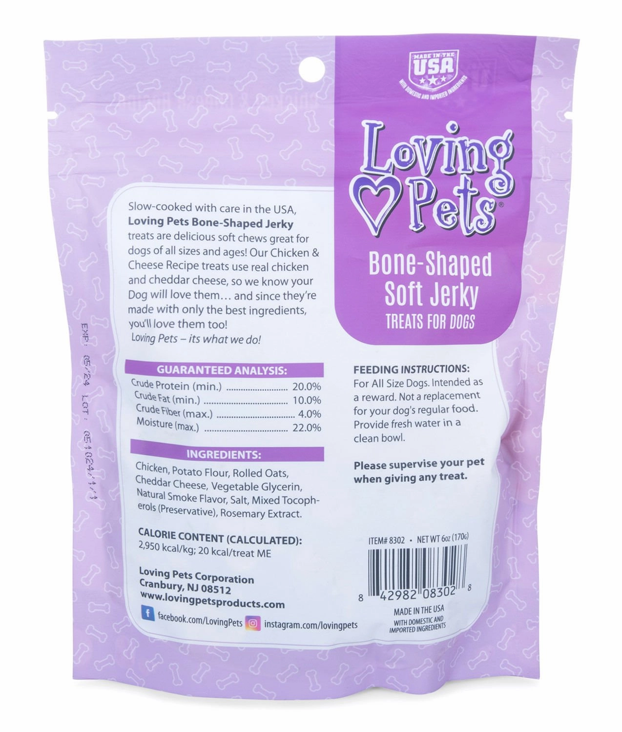 Loving Pets Soft Jerky Treats, 6 oz
