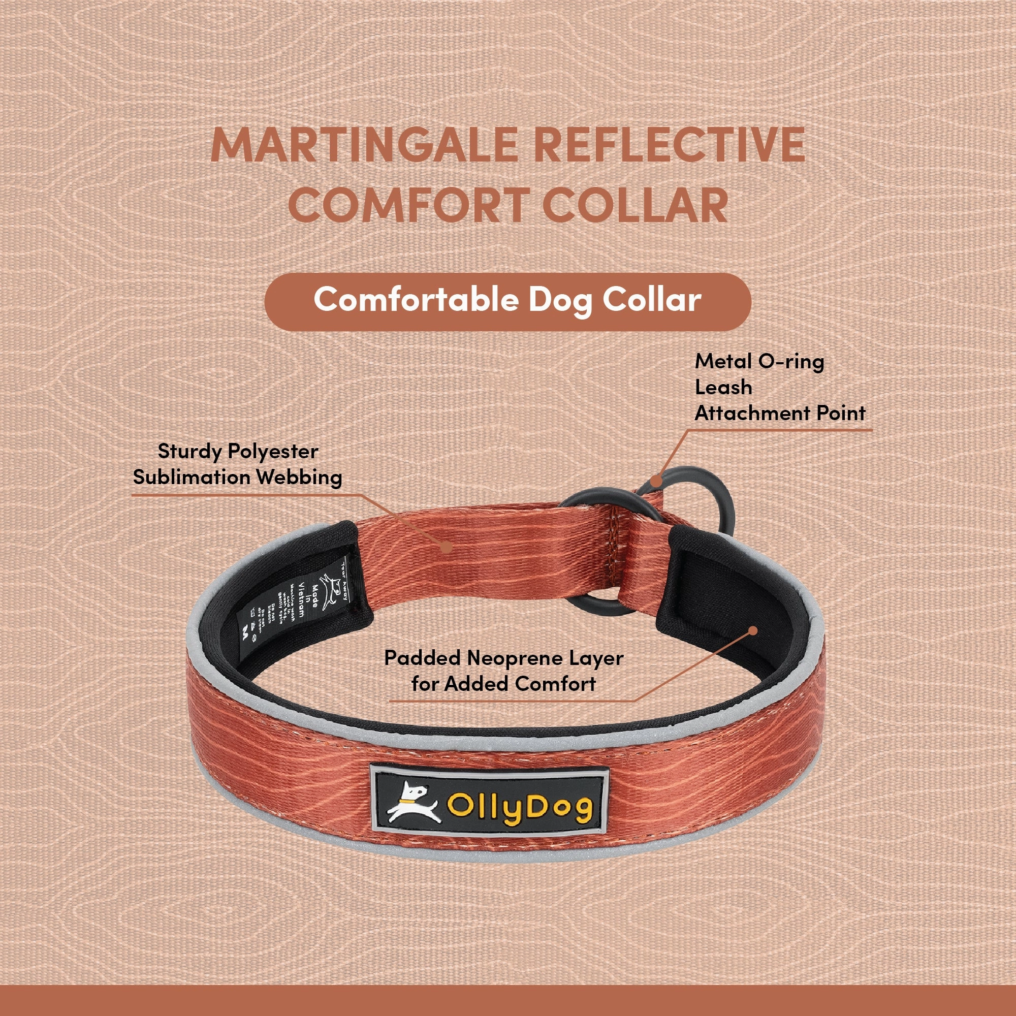 Martingale Reflective Comfort Collar | Comfortable Dog Collar