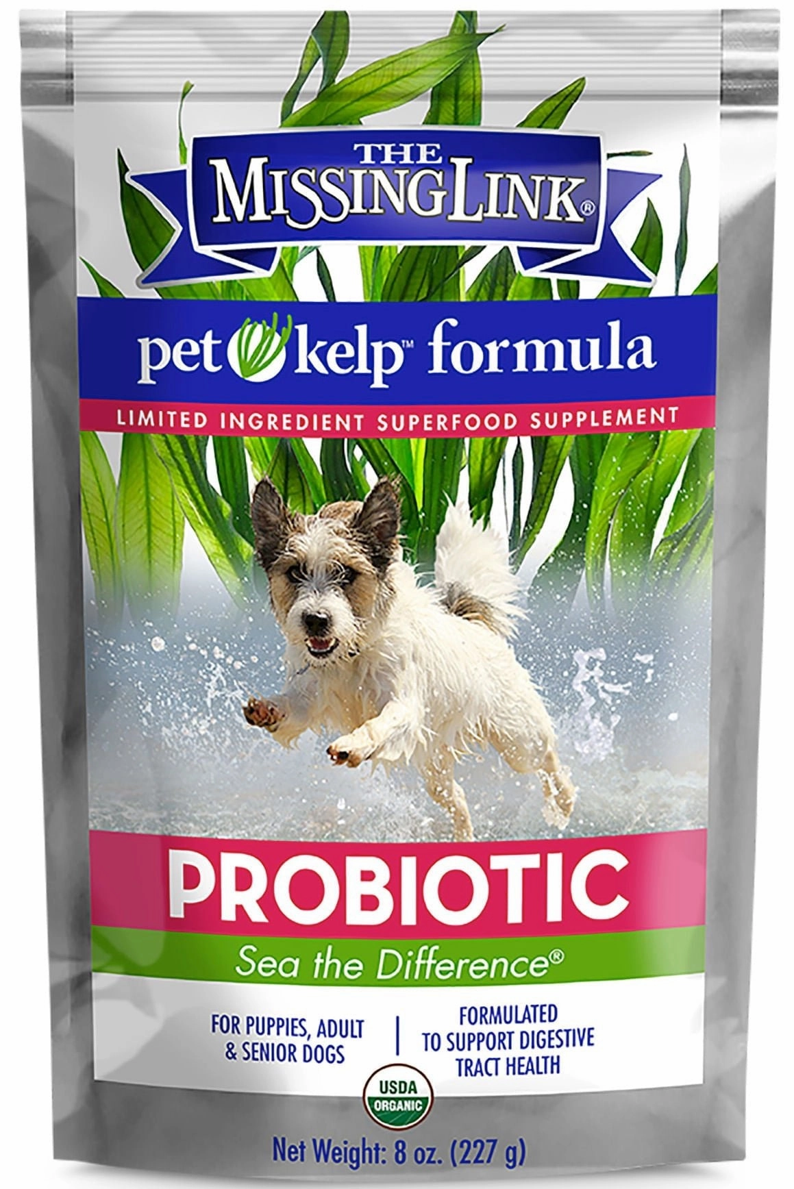 Missing Link Pet Kelp Probiotic Blend for Dogs, 8 oz