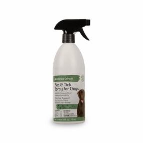 Natural Flea & Tick Spray for Dogs, 24 oz