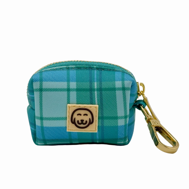 Northern Lights Plaid - Dog Poop Bag Holder