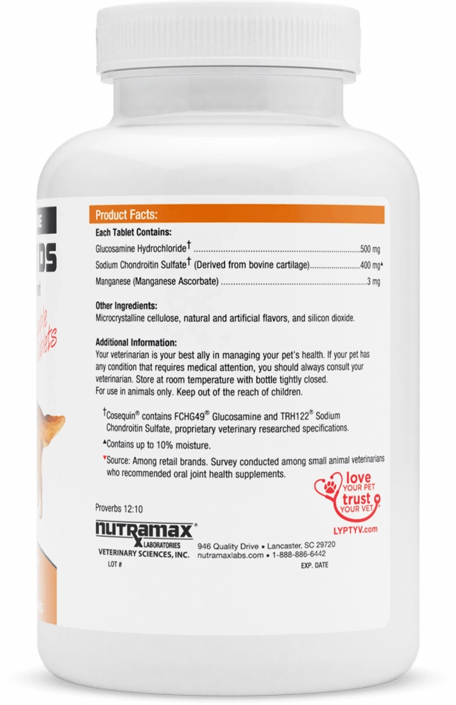 Nutramax Cosequin DS Joint Health with Glucosamine and Chondroitin Supplement for Dogs