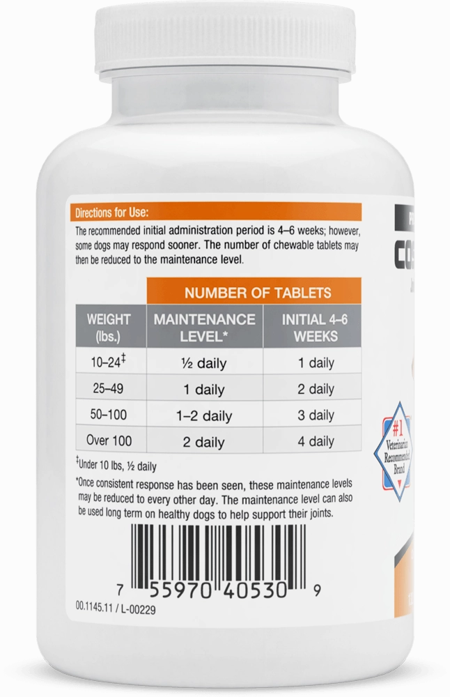 Nutramax Cosequin DS Joint Health with Glucosamine and Chondroitin Supplement for Dogs