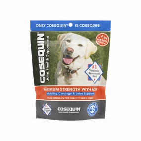 Nutramax Cosequin Joint Health Supplement for Dogs - With Glucosamine, Chondroitin, MSM, and Omega-3's