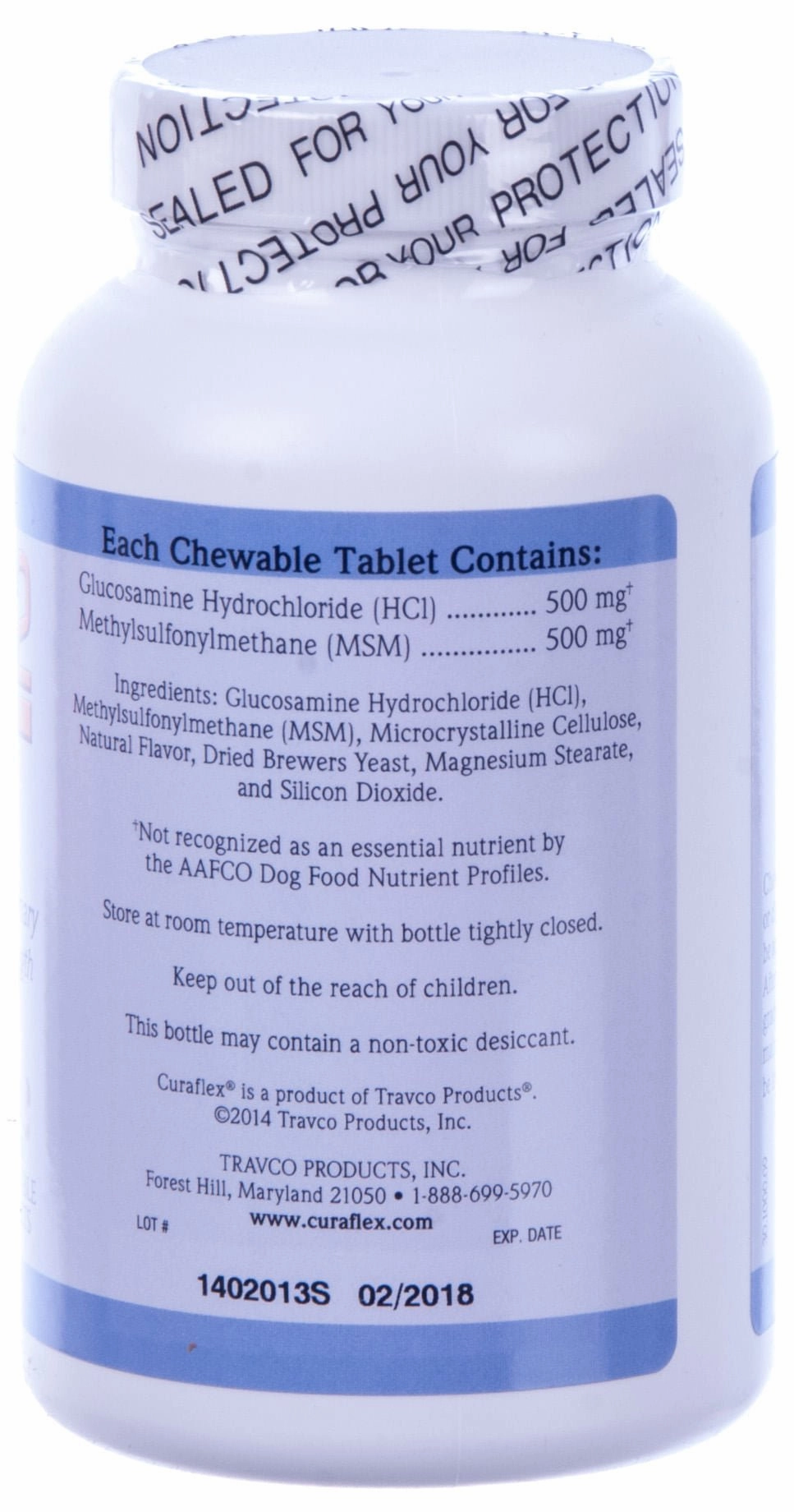 Nutramax Curaflex 2 - Joint Health Supplement for Dogs, 120 Chewable Tablets