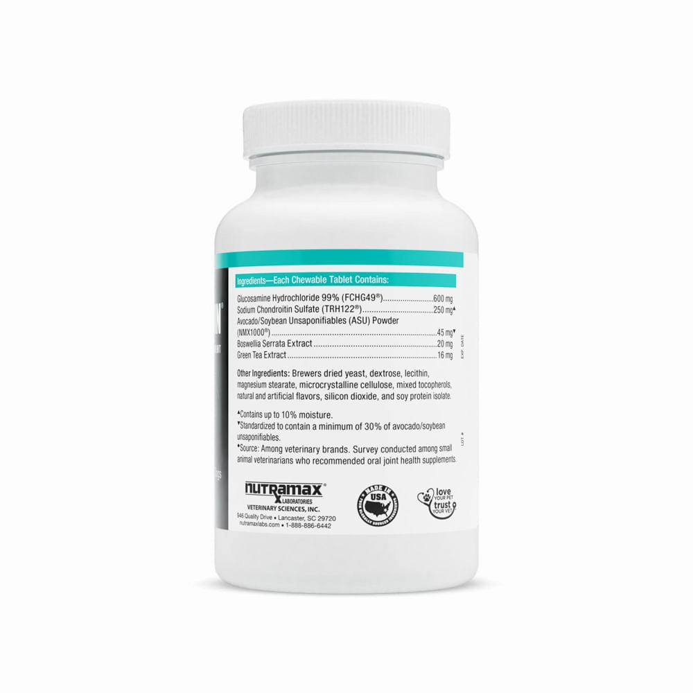 Nutramax Dasuquin for Dogs, Joint Health Supplement, Contains Glucosamine, Plus Chondroitin, ASU, and More, Supports Healthy Joints, Chewable Tablets