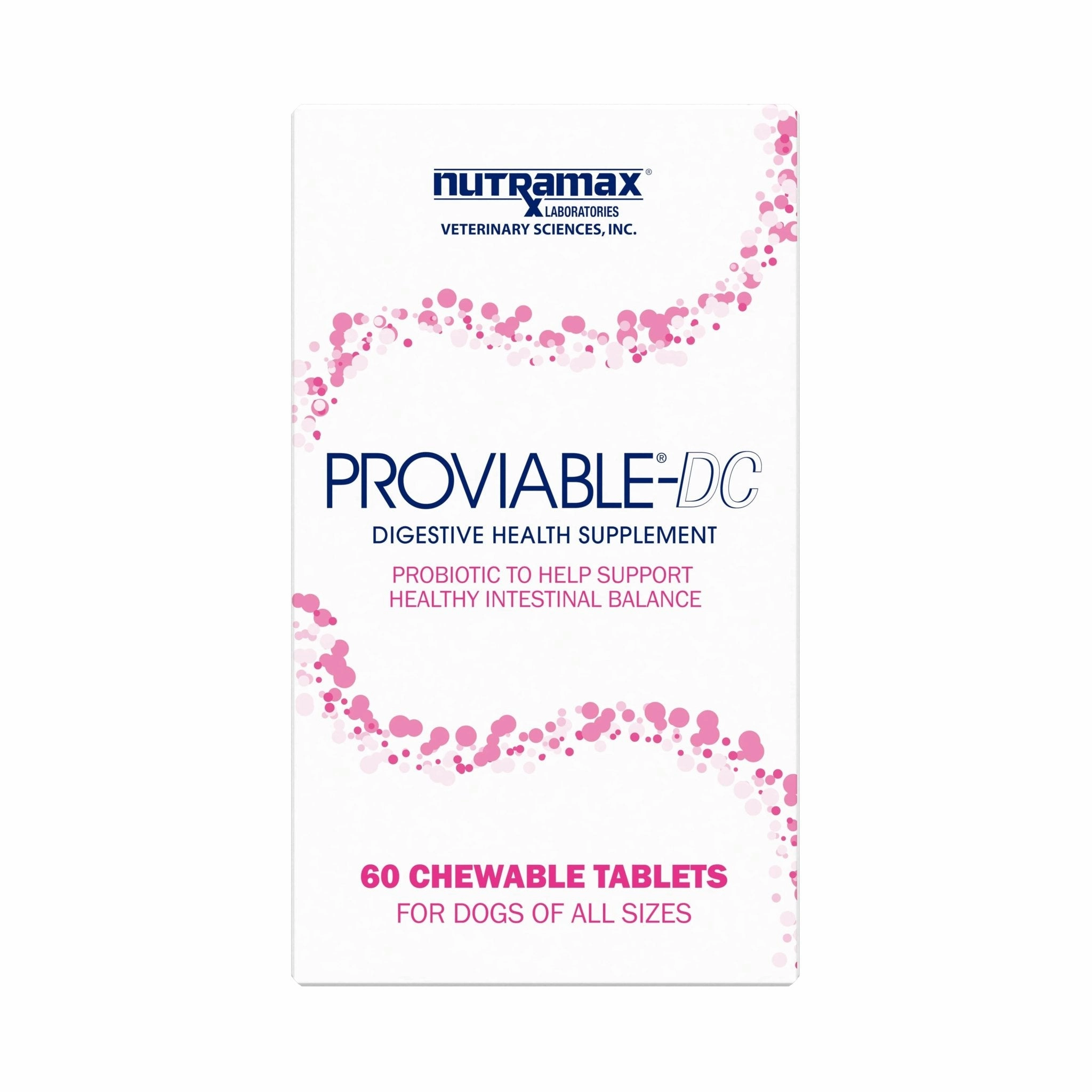 Nutramax Proviable-DC Chew Tablets for Dogs, 60 ct
