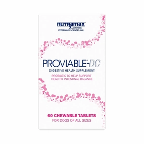 Nutramax Proviable-DC Chew Tablets for Dogs, 60 ct