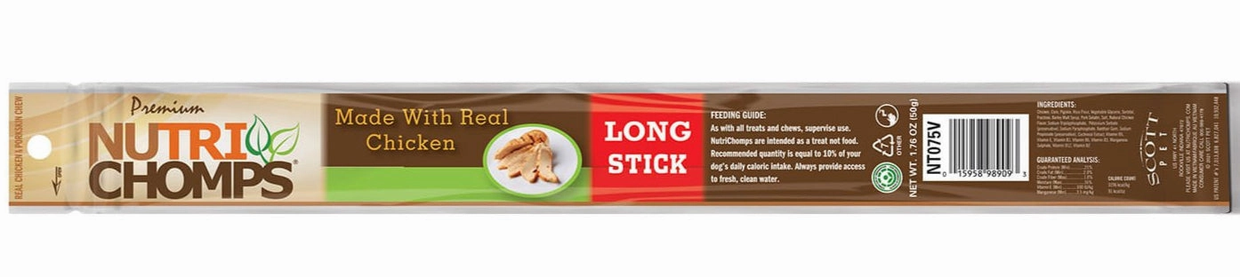 NutriChomps 15?? Chicken Long Stick Dog Chews