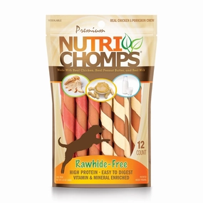 NutriChomps Assorted Mini Twist, 12 ct