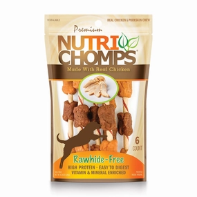 NutriChomps Chicken & Duck Kabob, 6 ct